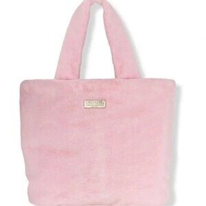 Good Girl Pink Fluffy Tote Bag by Carolina Herrera